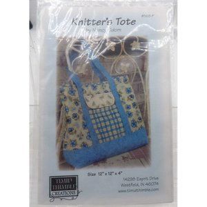 Knitter's Tote by Nancy Odom ©2005 Timid Thimble Tote Bag  Sewing ©2005